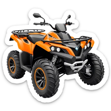 atv cf moto cforce 1000 a front sticker