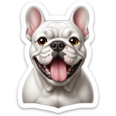 France bulldog sticker