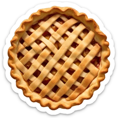 McDonald’s apple pie sticker