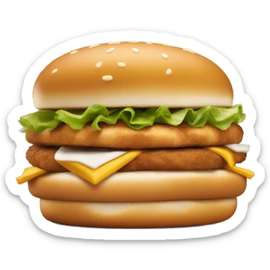 Crea un panino mcchicken del McDonald's  sticker
