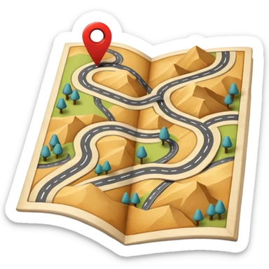 road map sticker