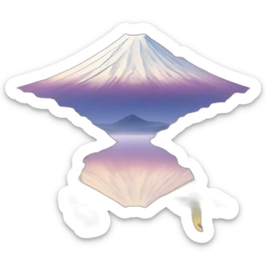 Pikachu Mount Fuji sticker