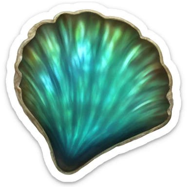 paua shell new zealand sticker