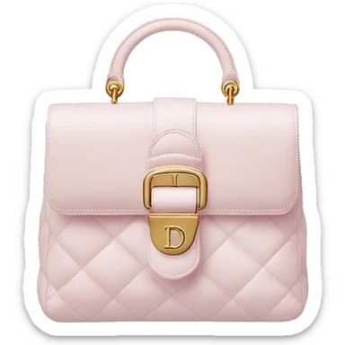 Christian Dior light pink bag sticker