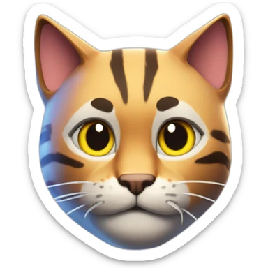 Meowscles from Fortnite sticker