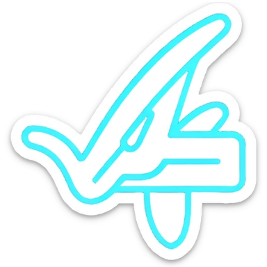 Neon cyberpunk style emoji, glowing terminal cursor with electric effects, futuristic hacker aesthetic sticker