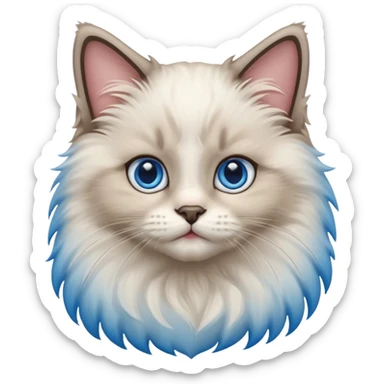 ragdoll kitten sticker