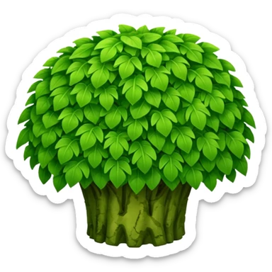 create a dnd style bush.png using 48x48 pixels size sticker