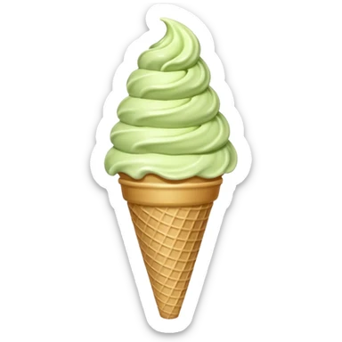 pistaccio ice cream sticker