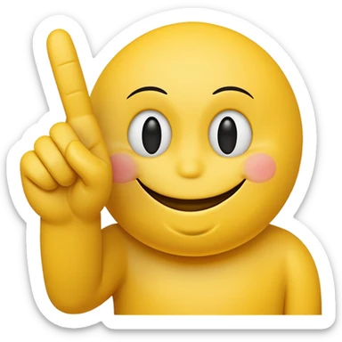 smiley face giving the middle finger sticker