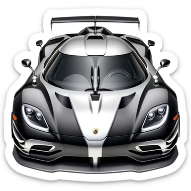 Koenigsegg One:1 hypercar sticker
