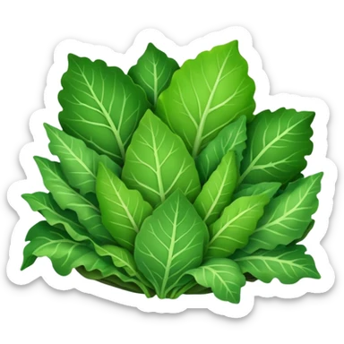 Leafy greens sticker