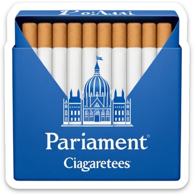 tabaco parliaments sticker
