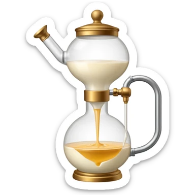 creme fouette dans un siphon sticker