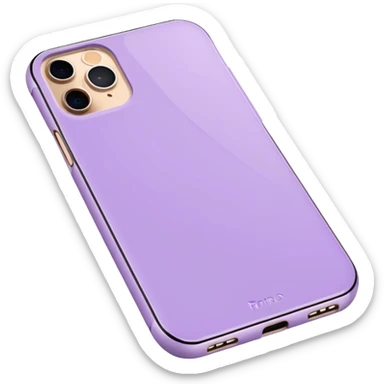 iPhone 14 pro in lilac case sticker