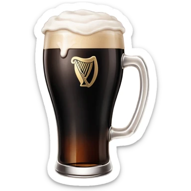 pint of guinness sticker