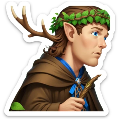 Forest Wizard sticker
