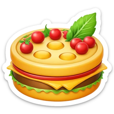 The name of the project is what to eat now. Draw an emoji that matches it sticker