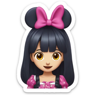 Gidle minnie sticker