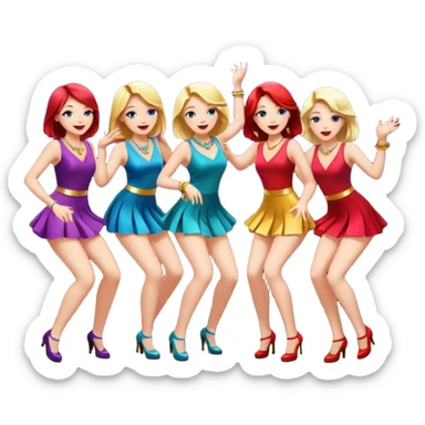 the girls at promoters’ tables dance excitedly on top of the sofas and tables, or they mingle about the room in search of flirtatious encounters, or they just sit there, forming a visual backdrop to the club’s high-status decor. sticker