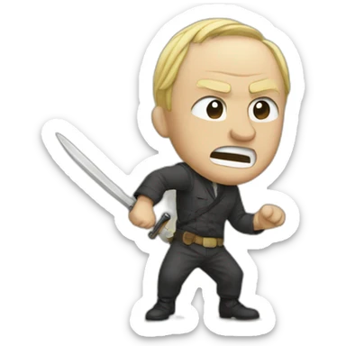 fighting against the governement sticker