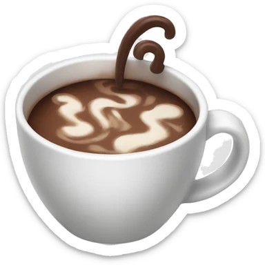 Hot chocolate  sticker