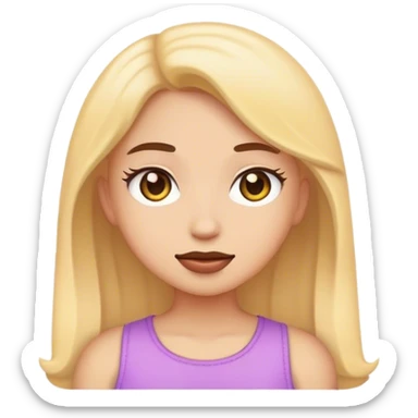 Emojis girly sticker