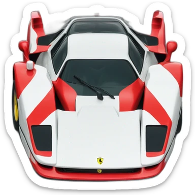 ferrari F40 sticker