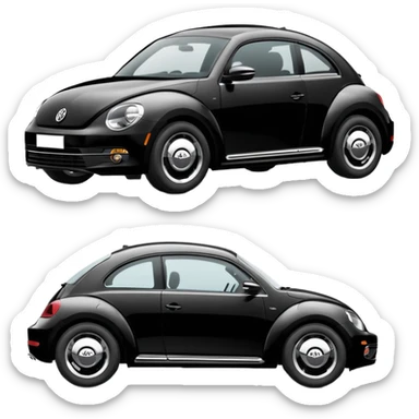 Volkswagen Beetle 2015 black sticker