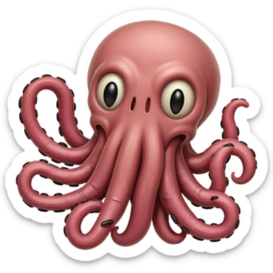 Rotting intestines smile lovecraftian horror sticker