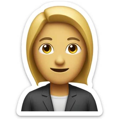 A faceless speaking person named chat sticker