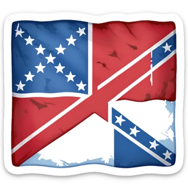 confederate flag emoji sticker