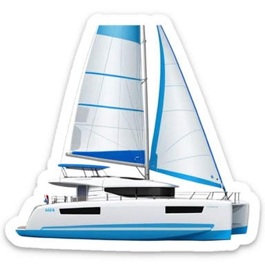 a lagoon 42 catamaran sticker