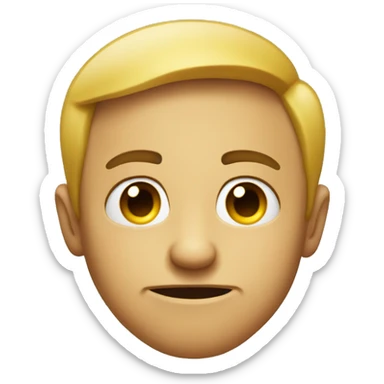 Suspicious emoji combined with smirk emoji sticker