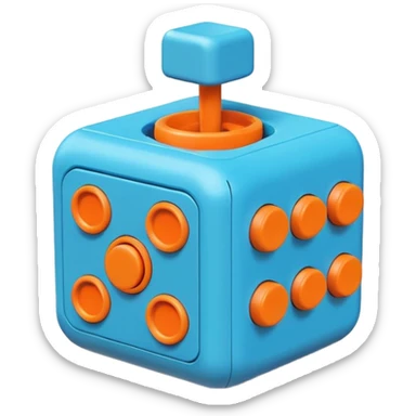 fidget cube sticker