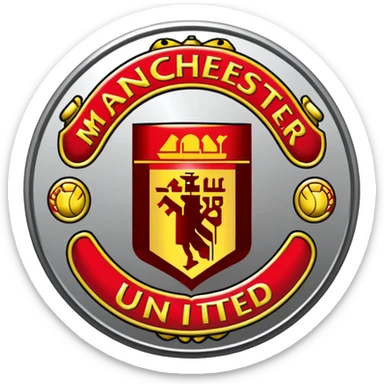 Create the emoji of Manchester united logo sticker