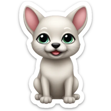 coquette animals sticker