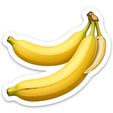 banana peel opened sticker