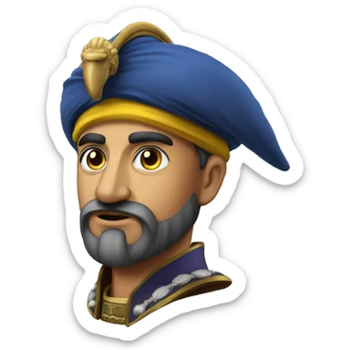 janissary photorealistic serious sticker