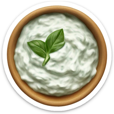 realistic Tzatziki sauce sticker