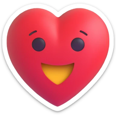 heart emoji sticker