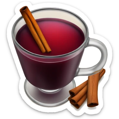Mulled wine sticker