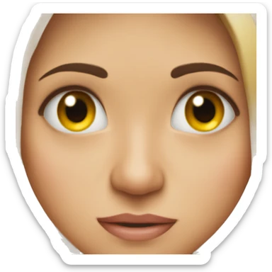 Ojos grandes cara de risa sticker