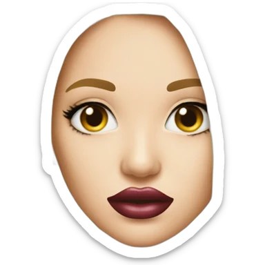 glam blonde lip ring sticker