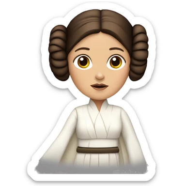 Princess leia from Star Wars sticker