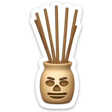 Aroma Diffusor with wood sticks  sticker