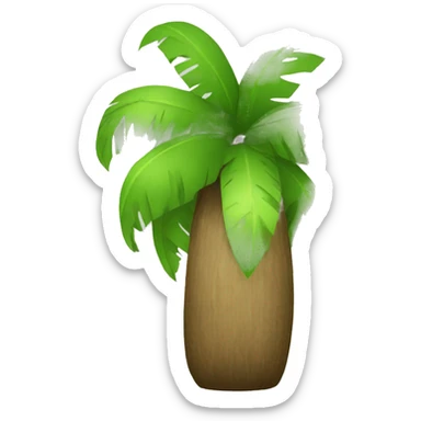 coconut green  sticker