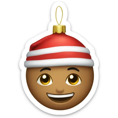 cristmas ornament  sticker