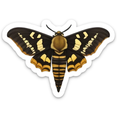 Death's Head Hawk-moth sticker
