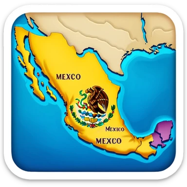 mexico mapa sticker